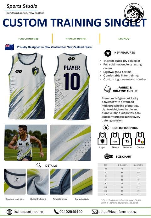 Kaha Sports catalogue: Training Singlet