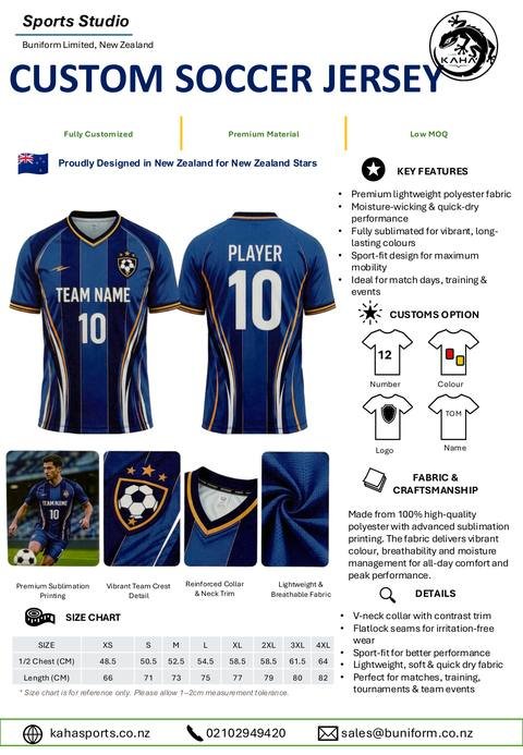 Kaha Sports catalogue: Soccer Jersey