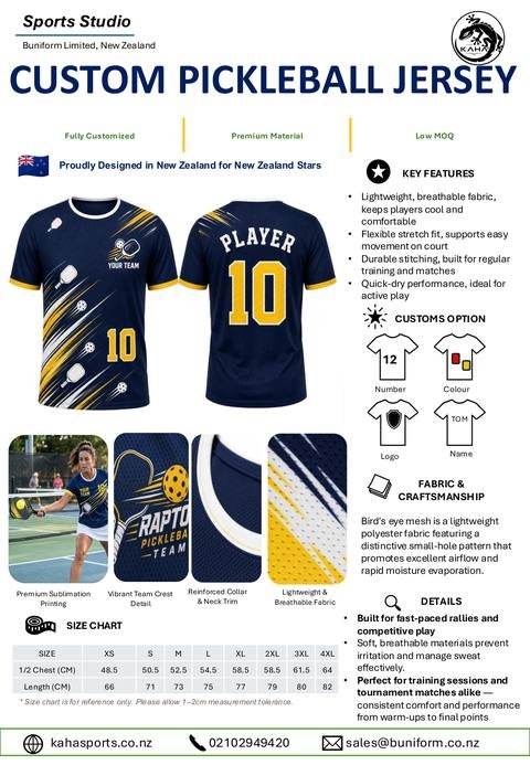 Kaha Sports catalogue: Pickleball Jersey