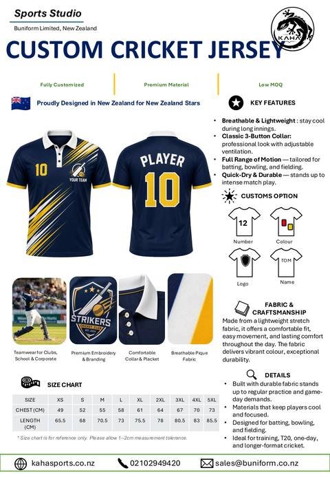 Kaha Sports catalogue: Cricket Jersey