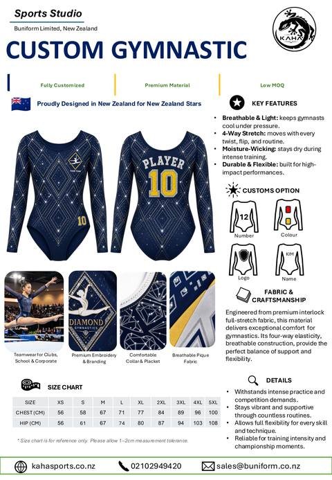 Kaha Sports catalogue: Gymnastic Leotard
