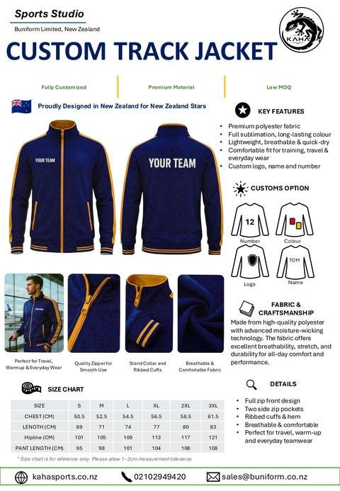 Kaha Sports catalogue: Track Jacket